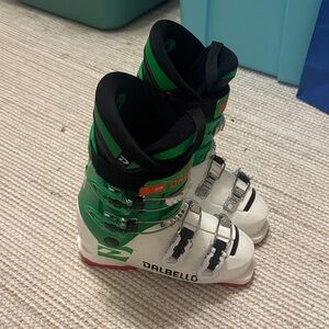 Dalbello Green and White Ski Boots